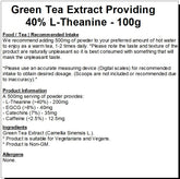 Green Tea Extract Providing 40% L-Theanine Powder